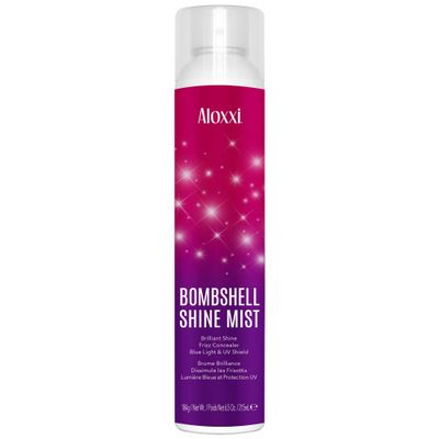 ALOXXI Bombshell Shine Mist Heat Styling Spray that is a Weightless &amp; Superfine Mist with Quartz Dust, Calendula Extract &amp; Colour Care Complex, 6.5 oz.