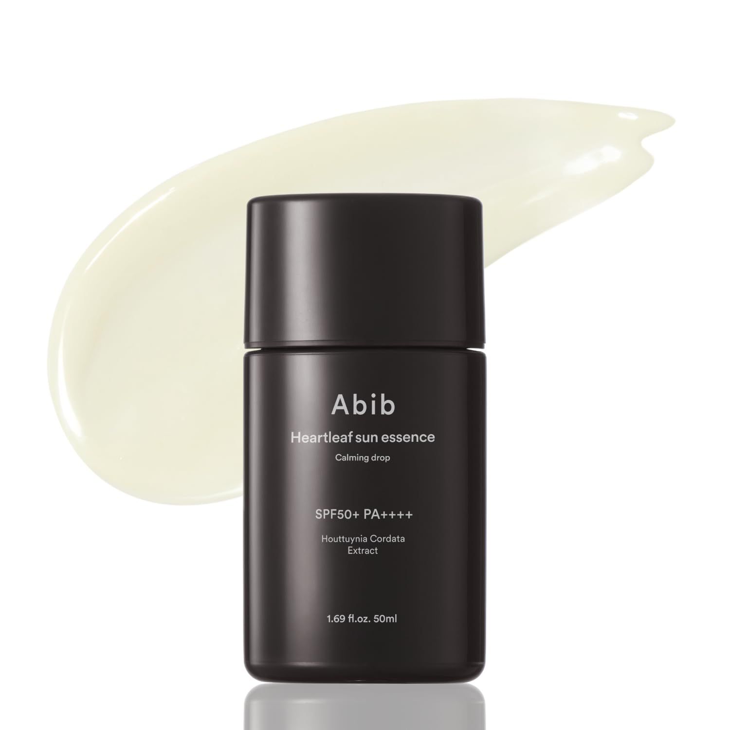 Abib Heartleaf Sun Essence Calming Drop 1.69 fl oz / 50ml I 2 in 1 Essence to Sun Protection, SPF Calming Less Stress Soothing Essence for Sensitive skin, Korean Sunscreen