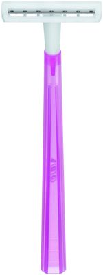 BIC Twin Lady Sensitive Razors, Disposable Razors with Two Blades for a Smooth and Precise Shave, Pack of 15