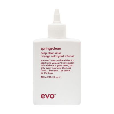 EVO Springsclean Shampoo - Deep Cleansing &amp; Gentle Moisturizing - For Natural Shiny Soft Curly &amp; Wavy Hair - 300ml / 10.1fl.oz