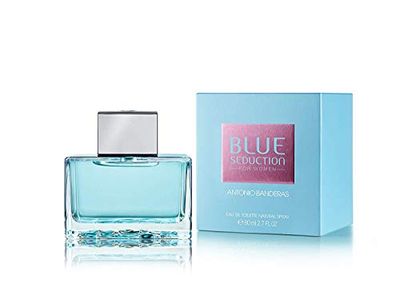 Antonio Banderas Blue Seduction for Women Eau de Toilette Spray, 2.7 Ounce
