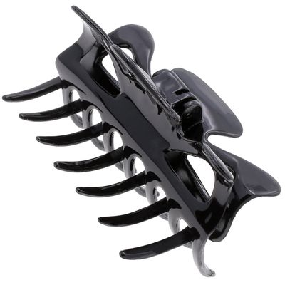 Camila Paris CP47 French Hair Clip for Women, 3.5 inch Black for Thick Volume Hair, Girls Hair Claw Clips Jaw, Durable Styling Hair Accessories for Women, Strong Hold No Slip Grip, Made in France