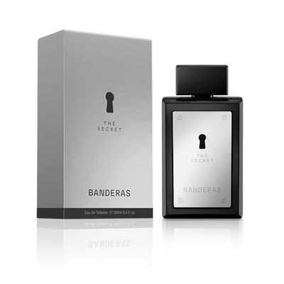 Banderas Perfumes - The Secret - Eau de Toilette for Men - Long Lasting - Elegant, Sexy and Masculine Fragance - Fruity and Leather Notes - Ideal for Day Wear