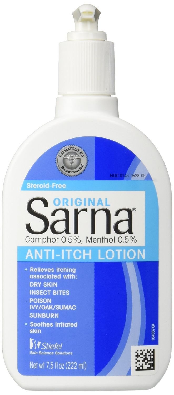 Sarna Original Anti-Itch Lotion for Dry Skin, Insect Bites, Sunburn, Poison Ivy/Oak/Sumac, 7.5 Fl Oz (Pack of 1)