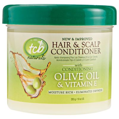 TCB Naturals Hair Scalp Conditioner 10 oz. Jar 3Pack with Free Nail File B004KEQREU, A, 30 Ounce, (Pack of 3)