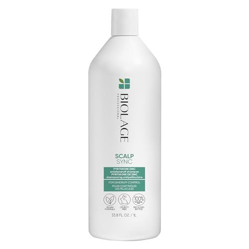 BIOLAGE Scalp Sync Anti-Dandruff Shampoo | Targets Dandruff, Controls The Appearance of Flakes &amp; Relieves Scalp Irritation | Paraben-Free | Vegan