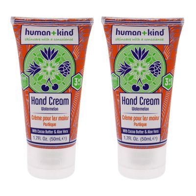 Human+Kind Hand-Elbow-Feet Cream - Watermelon Unisex 1.7 oz - Pack of 2