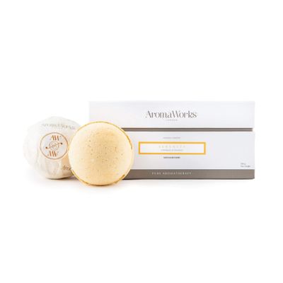 Aromaworks Serenity Aromabomb Duo - Free Your Mind from Stresses of The Day - Energize Your Mind - Features A Warm Aroma - Key Ingredients of Lavender, Neroli and Lemongrass - 2 X 8.81 Oz Bath Bomb