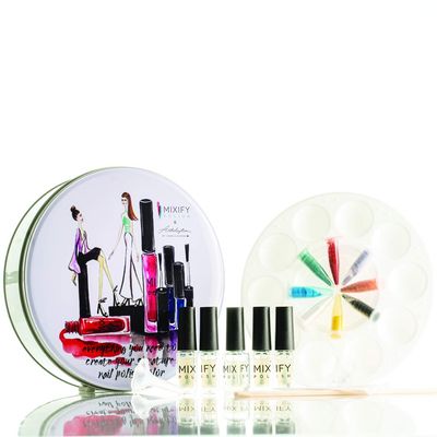 MIXIFY Make your own Nail Polish Kit, Limited Edition Tin, Fun Gift for Girls