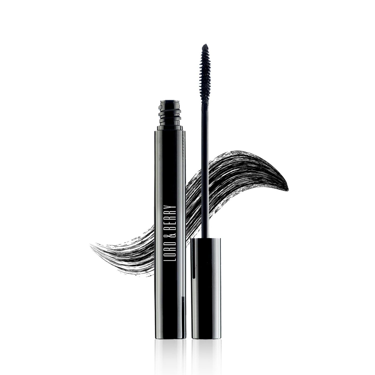Lord &amp; Berry Back in Black Liquid Lightweight Lash Mascara Black for Volume and Length, Long Lasting Moisture, Great For Short Lashes Eye Makeup, Cruelty Free, 0.6 oz, Deep Black