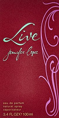 Jennifer Lopez Live Eau de Parfum Spray, 3.4 Fluid Ounce