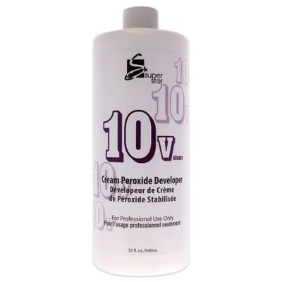 SUPER STAR 10v Cream Peroxide Developer, 32 Fluid Ounce