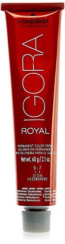 Schwarzkopf Professional Igora Royal Hair Color, 9-7, Extra Light Copper Blonde, 60 Gram