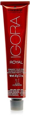 Schwarzkopf Professional Igora Royal Hair Color, 9-7, Extra Light Copper Blonde, 60 Gram