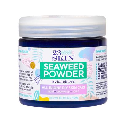 23 SKIN Seaweed Kelp Powder Scrubs &amp; Facials - Organic Seaweed Powder will Nourish &amp; Revitalizes Your Skin - 100% USDA Organic Natural Marine Skin Care - Non-GMO &amp; Sustainably Harvested in USA 14.10oz