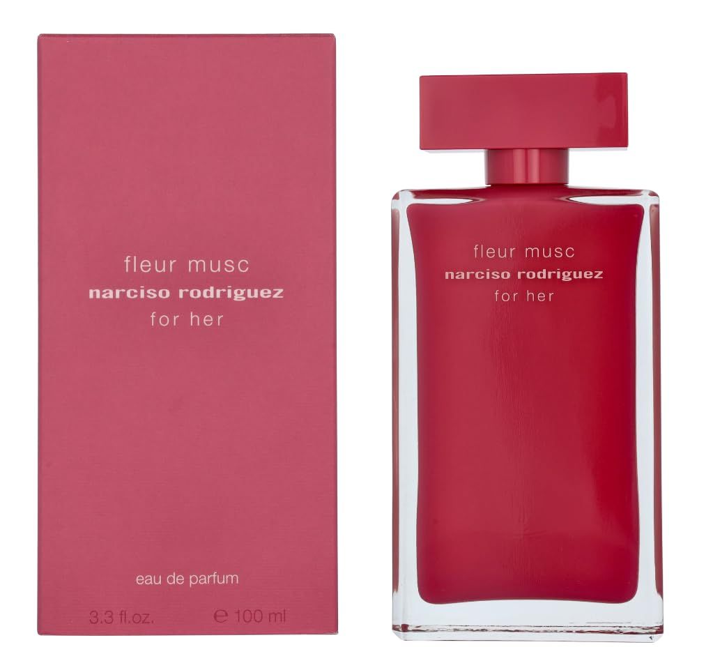 Narciso Rodriguez Fleur Musc for Her 3.3 Ounce Eau De Parfum Spray, 3.3 Ounce
