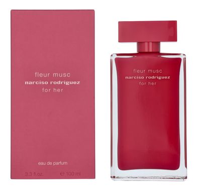 Narciso Rodriguez Fleur Musc for Her 3.3 Ounce Eau De Parfum Spray, 3.3 Ounce
