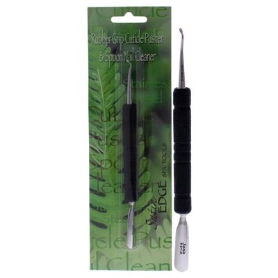 FantaSea Rubber Grip Cuticle Pusher and Spoon Nail Cleaner, 8 Ounce