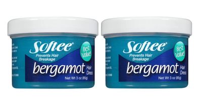 Softee Bergamot Daily Hair Dress Best Value 3 Ounce 2 Pack (6 Ounces Total)