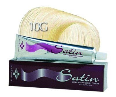 Developlus Satin Color #10G Ultra Light Gold Blonde 3 Ounce (88ml) (3 Pack)