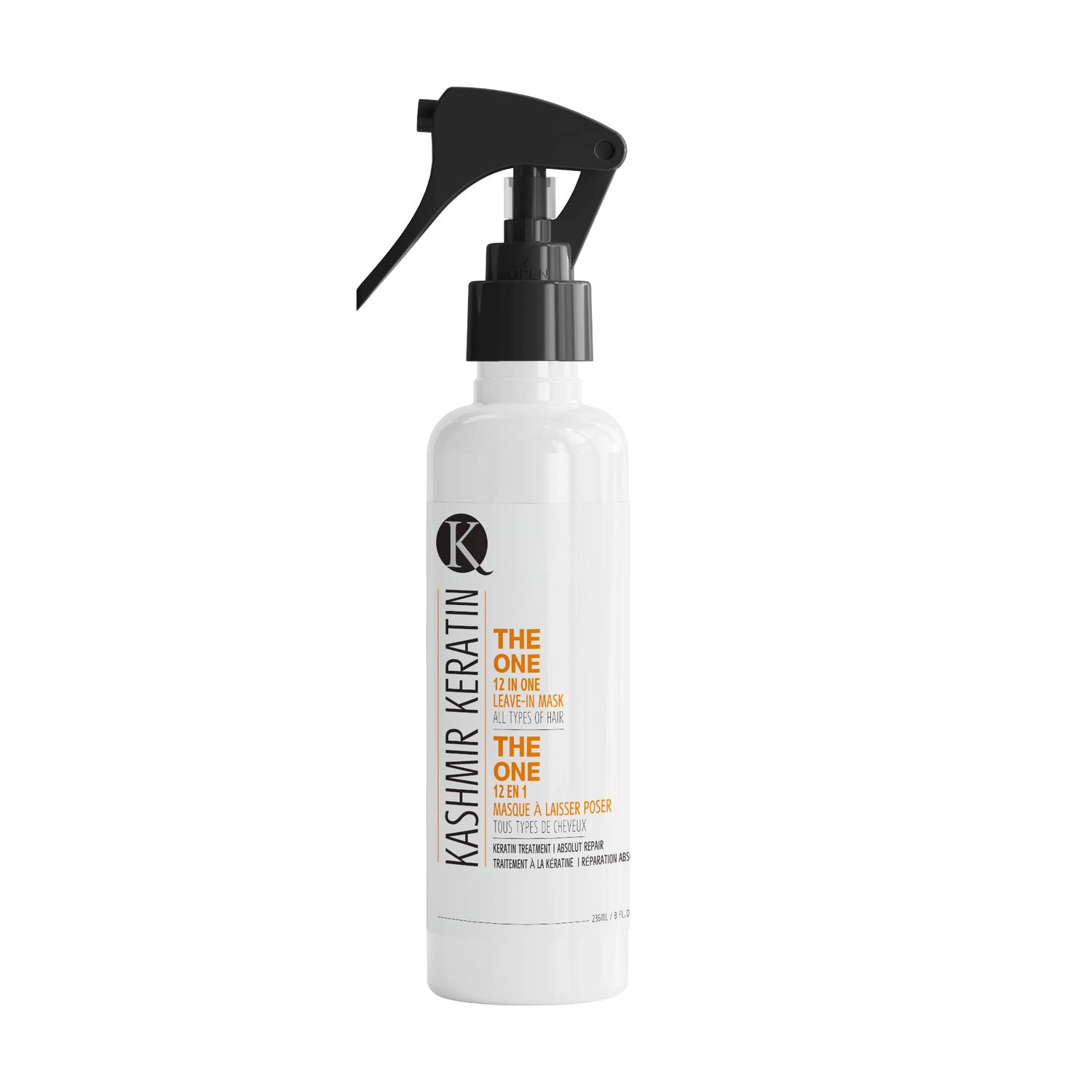 Kashmir Keratin Leave In Conditioner THE ONE The Best Leave In Conditioner 12 in 1 Hair Treatment Detangles Hair Dry AND Damaged Hair Repair For All Types Of Hair 8 FlOz