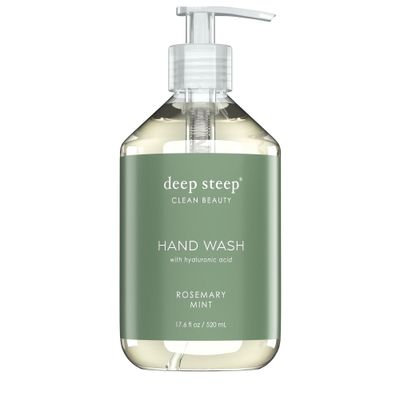 Deep Steep Liquid Hand Wash, 17.6 Ounces (Rosemary Mint)