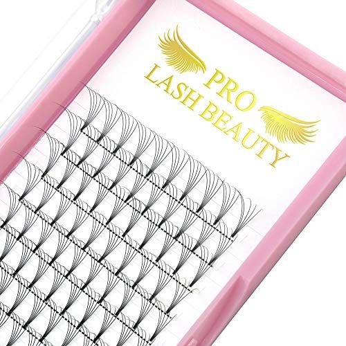 Premade Volume Eyelash Extensions 5D-C-0.07-18 Short Stem Premade Fans Eyelash Extensions 9 to 20 mm Pre made Lash Fans 3D 5D 7D Volume Lash Extensions .07 .10 C D Curl(5D-C-0.07,18mm)