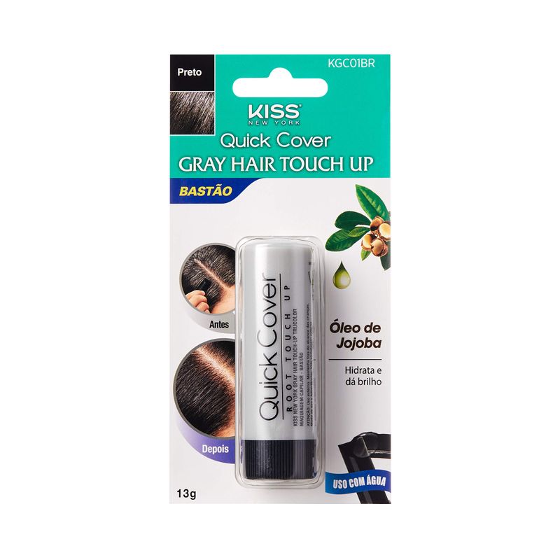 Kiss Trucolor Instant Gray Hair Touch up Stick [ Black ]