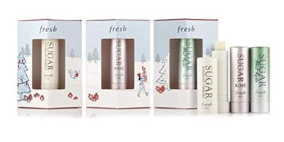 Fresh Sugar Lip Treatment Moisturizing Trio - Advanced Therapy, Sugar Rose, Sugar Mint