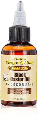 Jamaican Mango &amp; Lime Black Castor Oil, 2 Fl Oz