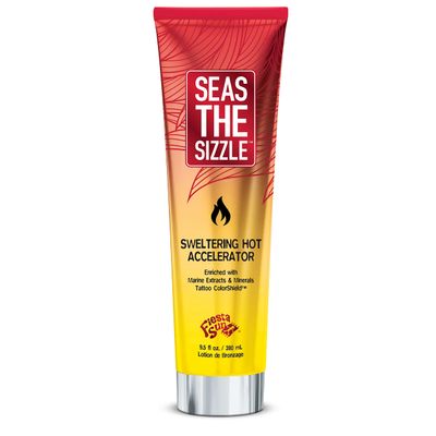 Fiesta Sun Seas The Sizzle Sweltering Hot Accelerator Tingle (280ml), Orange