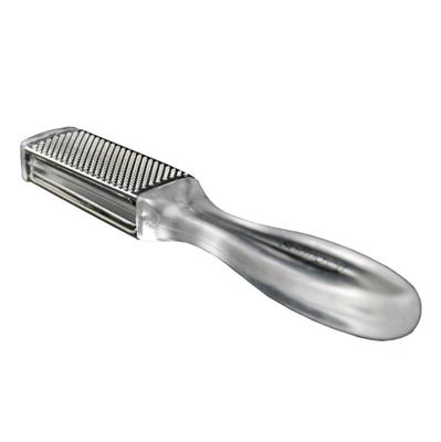 HiibabyClear Handle Safe Metal Foot Rasp Callus File 2 Side Hard Dead Dry Skin Remover Pedicure