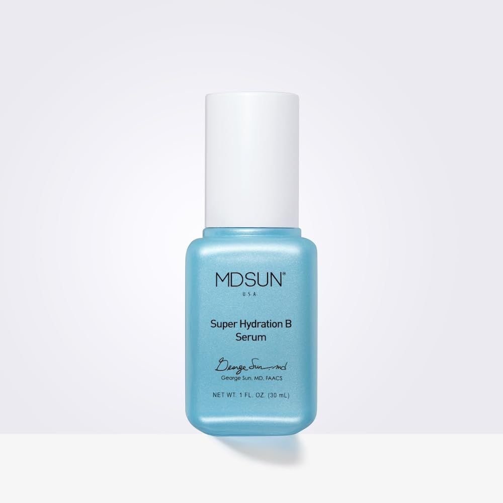 MDSUN Super Hydration B Serum, Face Serum, Antioxidant &amp; Anti-Aging Formula, Best to Hydrate, Moisturize &amp; Reduce Lines, Wrinkles, Uneven skin tone 30mL