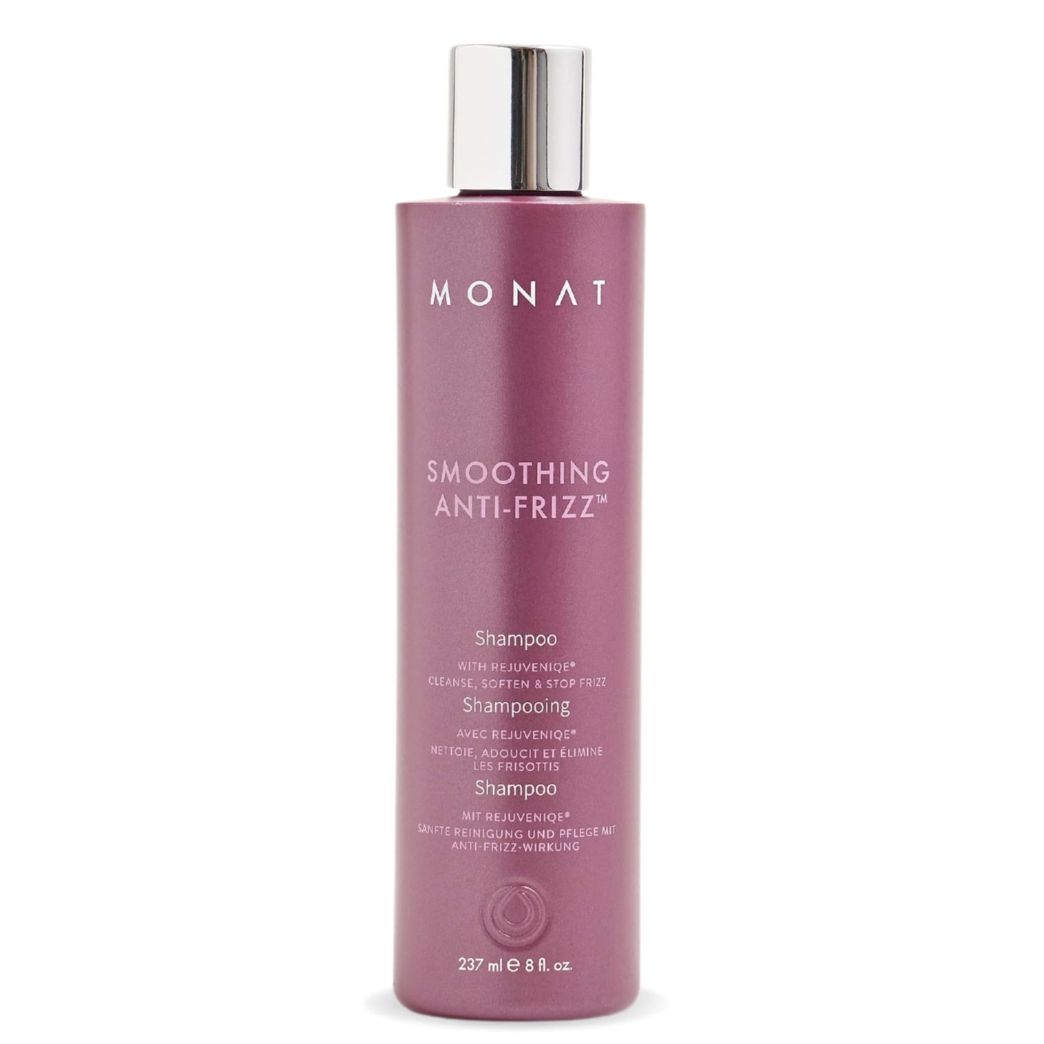 MONAT Smoothing Anti-Frizz Shampoo - Humidity Protection, Frizz Control with REJUVENIQE &amp; Tropical Butters, Velvety Fragrance, 237 ml (8 fl. oz.)