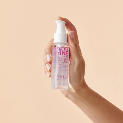 ELEVEN AUSTRALIA Smooth &amp; Shine Anti-Frizz Serum Lightweight Treatment for All Hair Types - 2 Fl Oz