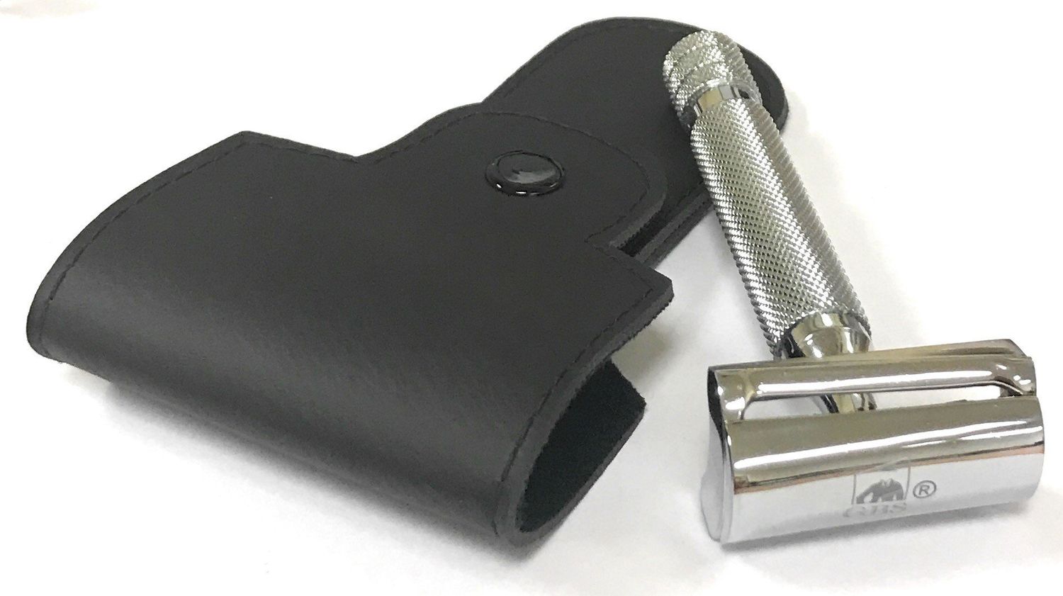 G.B.S Heavy Duty DE Slant Bar Safety Razor with Protective Case