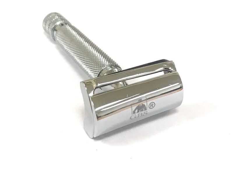 G.B.S Heavy Duty DE Slant Bar Safety Razor with Protective Case
