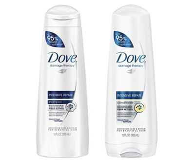Dove Intense Repair Shampoo &amp; Conditioner Set, 12 Fl. Oz. Each