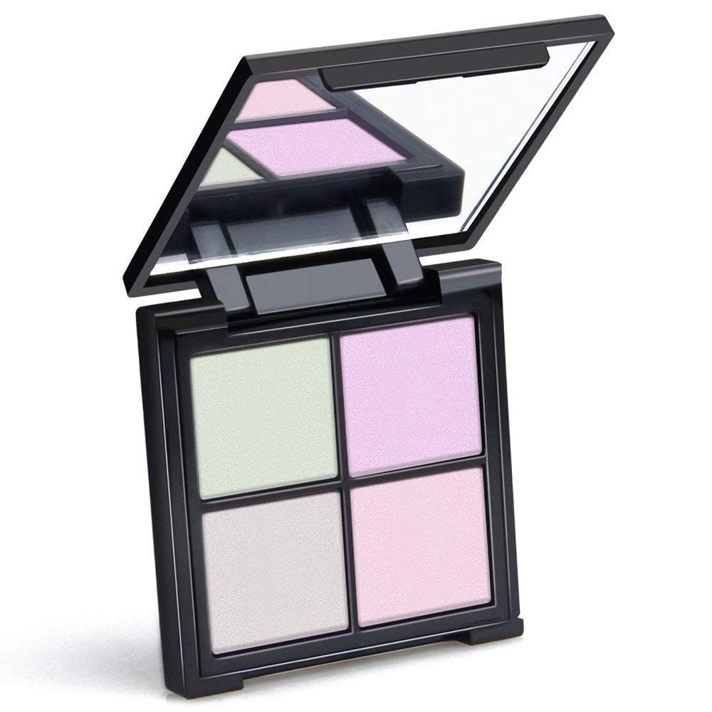 Highlighter 4 Colors Glow Kit Makeup Powder Face Illuminating Repair Highlighting Bronzer Palette