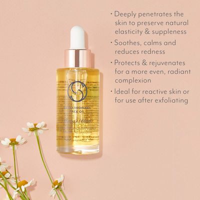 CIRCCELL Extraordinary Face Oil - Nancys Blend for Healing/Sensitive Skin - Hydrating &amp; Calming Anti-Aging Skin Care Treatment with Chamomile, Lavender &amp; Geranium - All Skin Types