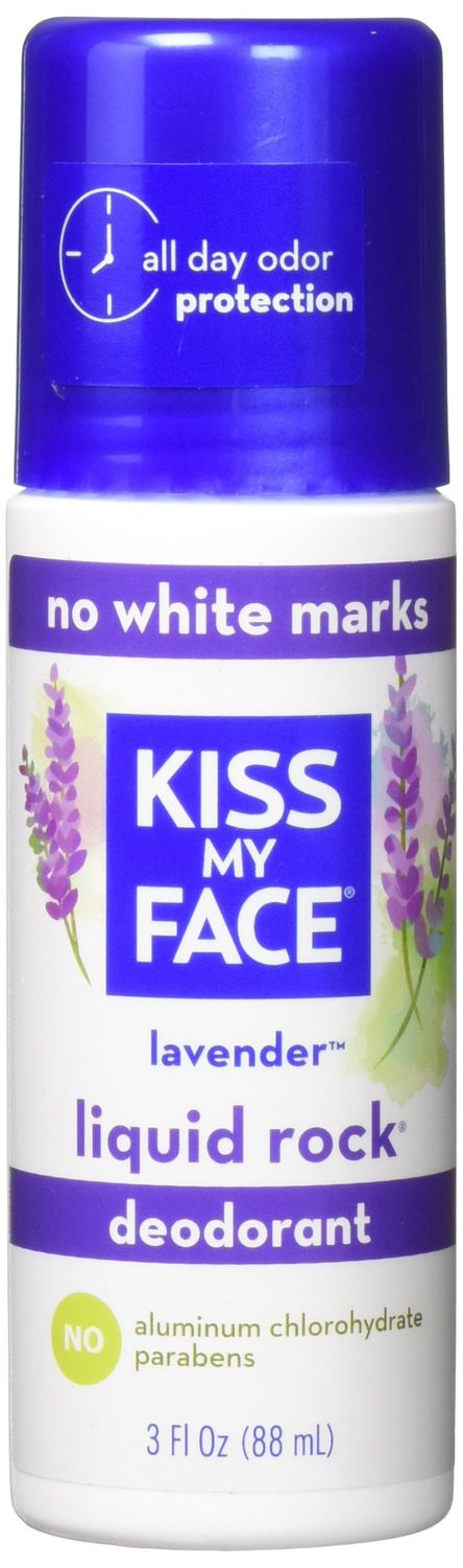 Kiss My Face Paraben Free Liquid Rock Roll-On Deodorant, Lavender, 3 Fl Oz (Pack of 2)