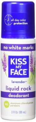 Kiss My Face Paraben Free Liquid Rock Roll-On Deodorant, Lavender, 3 Fl Oz (Pack of 2)