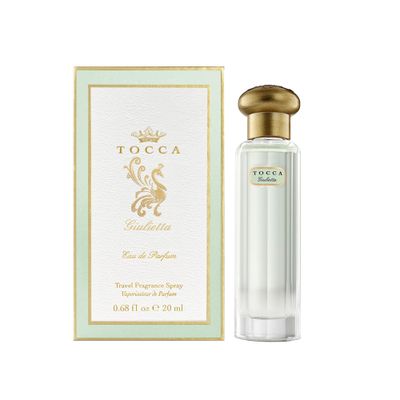 Tocca Women&#39;s Perfume, Giulietta Fragrance, 0.68 oz (20 ml) - Fresh Floral, Pink Tulips, Green Apple, Vanilla Orchid - Hand-Finished Bottle