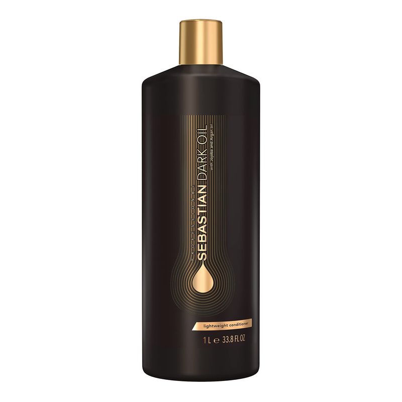 Sebastian Dark Oil Lightweight Conditioner Infused with Jojoba Oil and Argan Oil, 33.8 oz