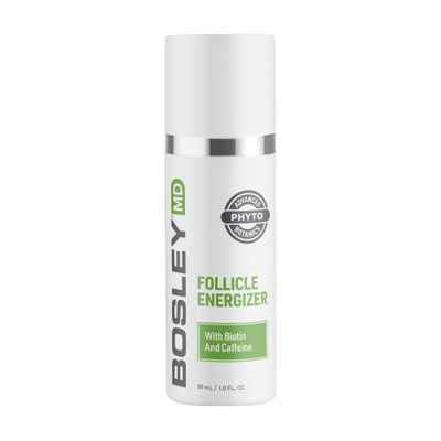 BosleyMD Follicle Energizer, DHT Blocker, Extra Strength Thinning Hair Treatment for Hair Loss and Hair Regrowth, Men and Women,1oz. and Value Kit (Packaging May Vary)