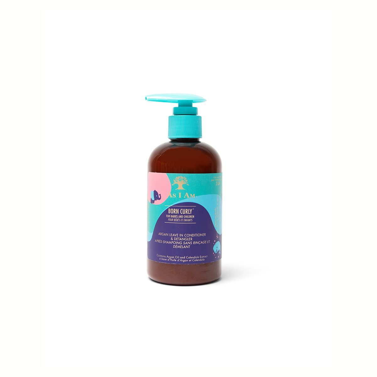 As I Am Born Curly Argan Leave-In Conditioner &amp; Detangler - 8 ounce