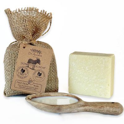 Dr.Ancient Donkey Milk Soap Bar Organic Natural Traditional Handmade Antique - Anti Ageing, Moisturizer - Absolutely No Chemicals! Pure Natural Soaps!