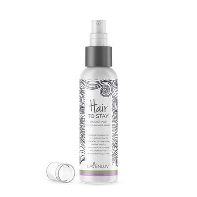 Lavenluv Hair Stay After Shower Spray - Organic Myrtle Treatment Damaged, Thinning Balding - Essential Oils Flower Extract Moisturizing Regrowth Serum Thicker, Stronger