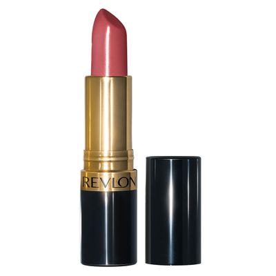 REVLON Lipstick, Super Lustrous Lipstick, Creamy Formula For Soft, Fuller-Looking Lips, Moisturized Feel in Berries, Teak Rose (445) 0.15 oz