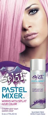 Splat | Pastel Mixer Kit | White Cream Base 6 oz. | Semi-Permanent Hair Dye | Vegan and Cruelty-Free